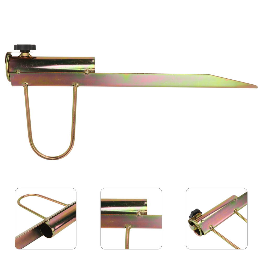 Durable Iron Umbrella Anchor for Outdoor Ground Insert Secure Parasol Sand Stand Heavy-duty Umbrella Base