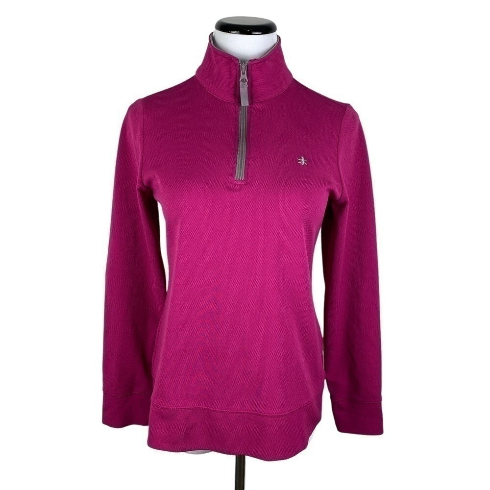 Old Navy 1/4 Zip Long Sleeve Athletic Top Women's Medium Pink