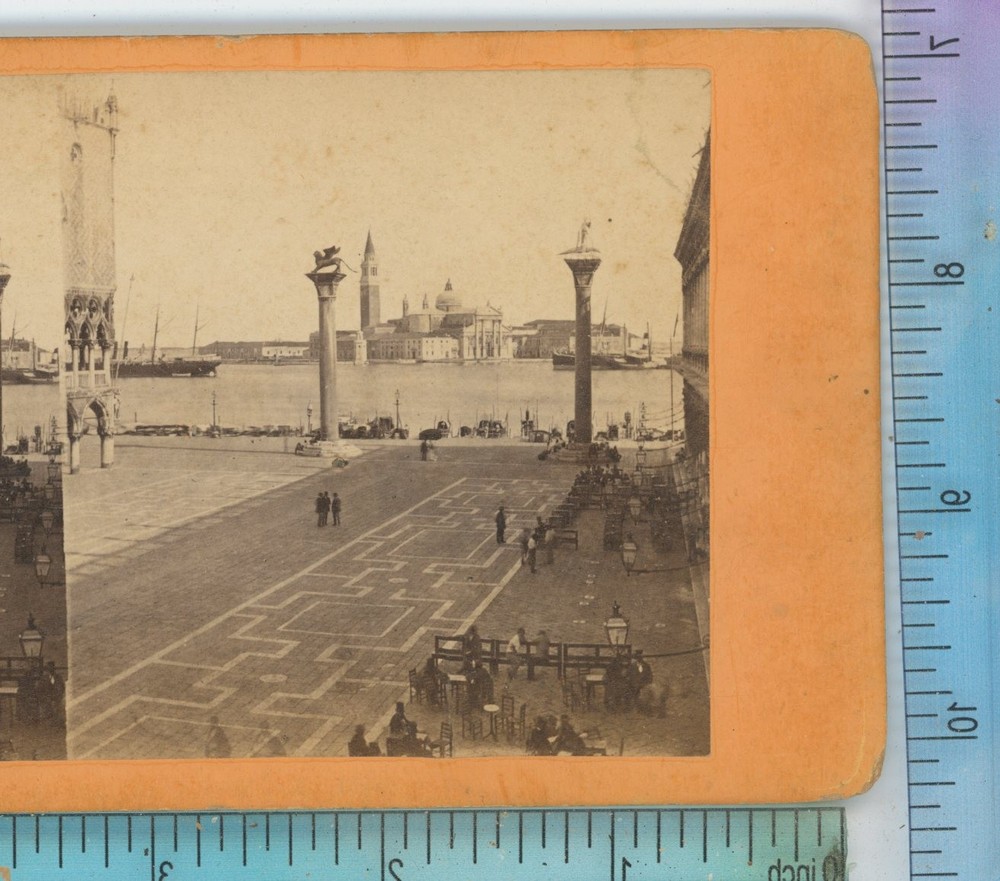 Island of St. George Venice Italy C.P.  Stereoview