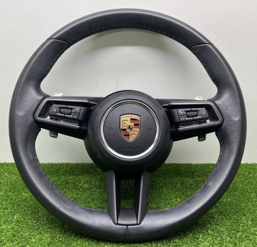 Genuine OEM Porsche Steering Wheel  - Macan/718/ 991 (Part: 95B419091CR)