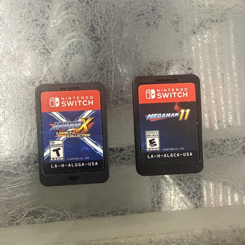 Mega Man 11  And X Nintendo Switch Bundle Lot