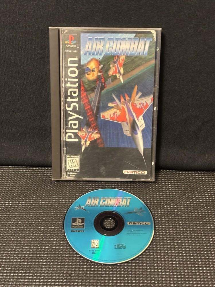 Air Combat (Sony PlayStation 1 PS1) Long Box  Complete CIB