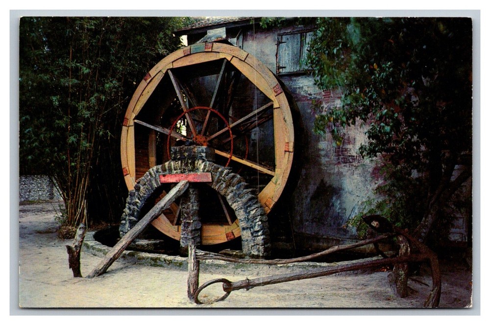 St. Augustine, FL Florida, Old Grist Mill Oldest City Postcard Unposted