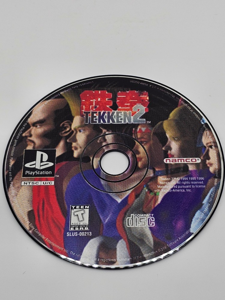Sony Playstation 1 PS1 Tekken 2 Disc Only Tested