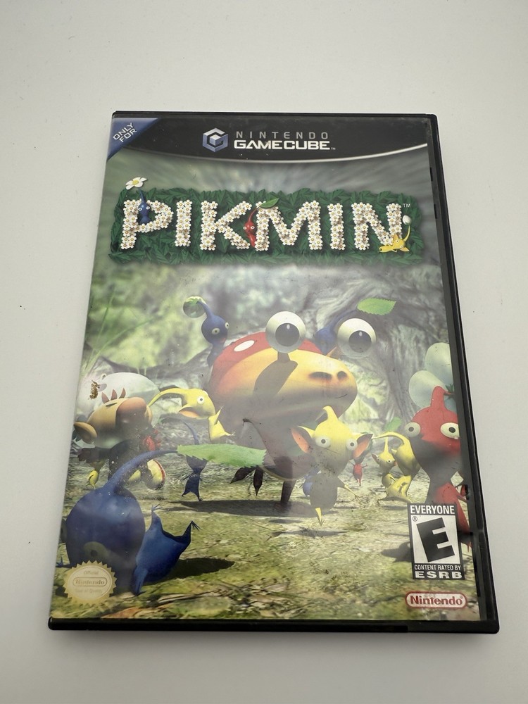Pikmin (Nintendo GameCube, 2001) Black Label Cib Tested Working