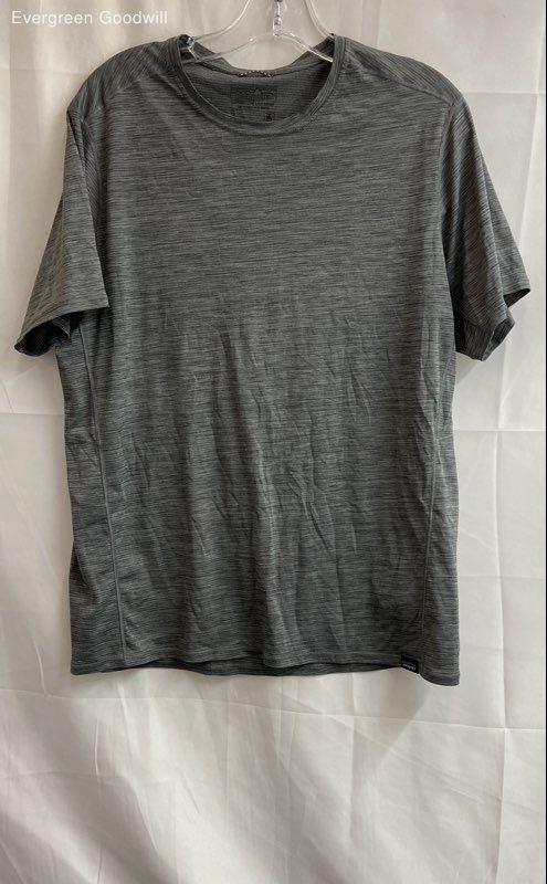 Patagonia Men's Gray Short Sleeve Capilene Cool Fast Drying T-Shirt Size L