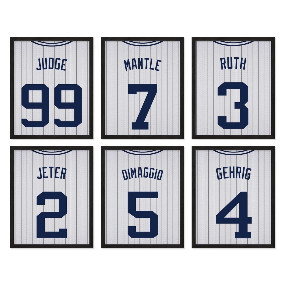 New York Yankees Poster - Yankees Memorabilia, Yankees Decor, Yankees Wall De...