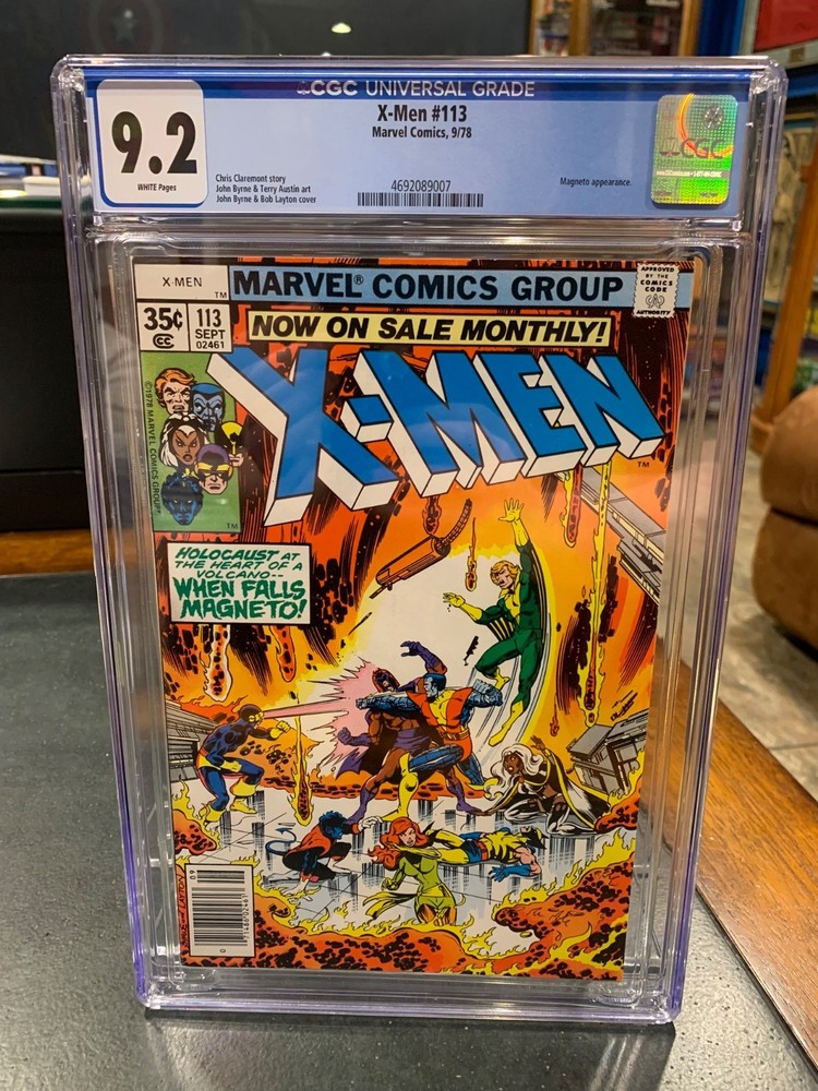 The X-Men #113 CGC 9.2 (NM-) Magneto Appearance! Marvel Comics 9/78