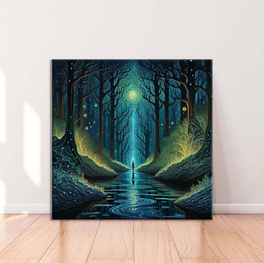 Live Trees Forest Paint Limited Edition High Quality Home Decor Australian Made