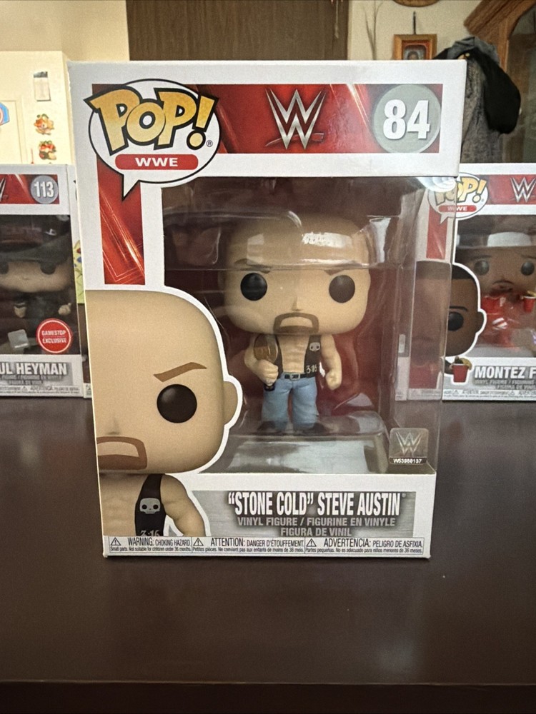 Funko Pop! Vinyl: WWE 'Stone Cold' Steve Austin #84 with Title Belt