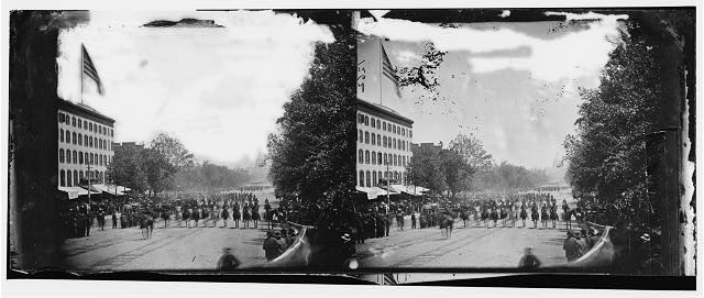Photo:Washington DC 1865 Grand Review of the Army Civil War Stereo View