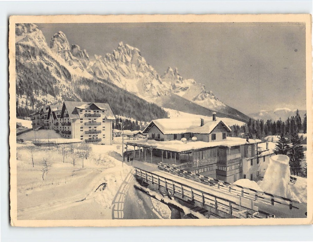 Postcard Sass Maor con Cima Madonna San Martino Di Castrozza Italy