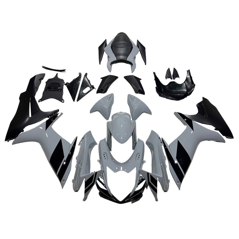 ABS Black Grey Fairings For Suzuki GSXR600 GSXR750 2011 -2023 Injection Bodywork