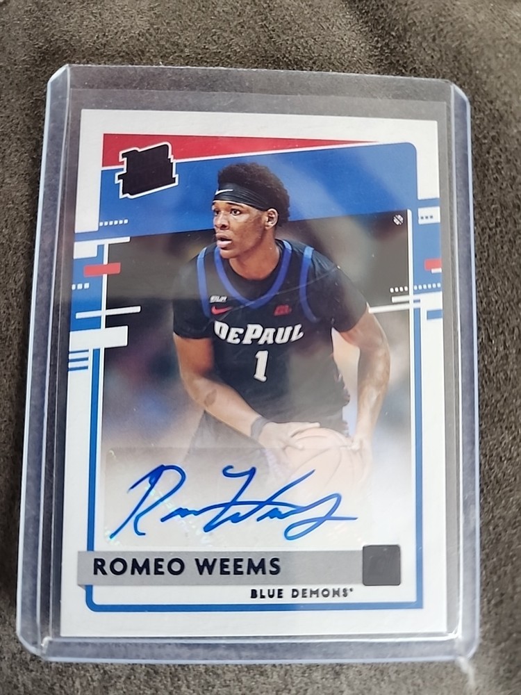 2021-22 Panini Chronicles Draft Picks - Donruss Rated Rookie #RR-RWE Blue AU, RC