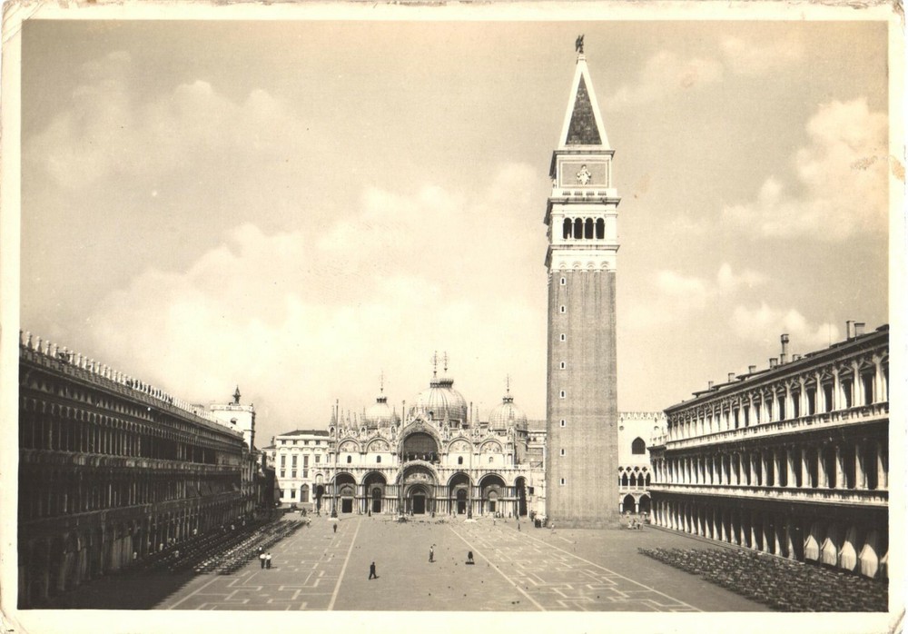 View of Saint Mark's Basilica And St. Mark's Square, Venice, Italy Postcard