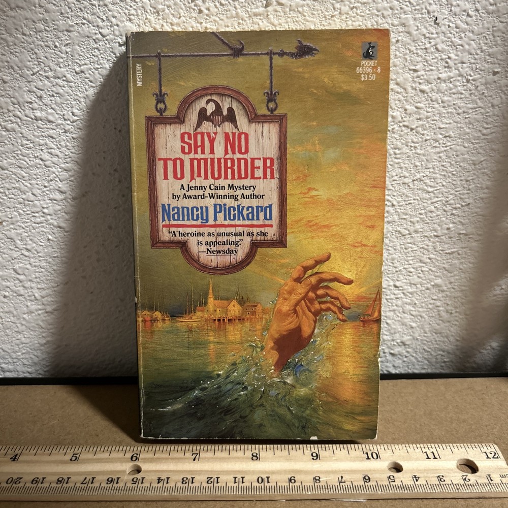 VINTAGE 1988 Say No to Murder, Paperback Book by Nancy Pickard Mystery 1st Print