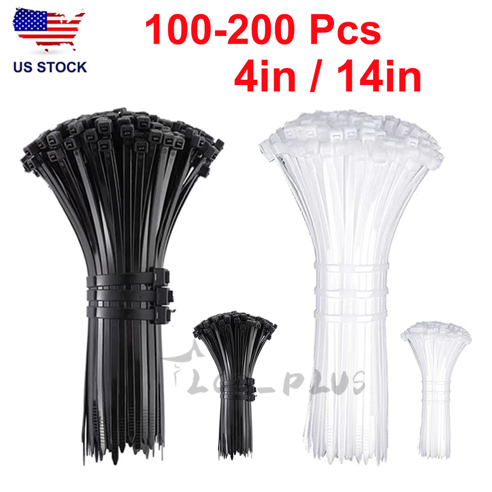 100-200Pcs Cable Ties 4