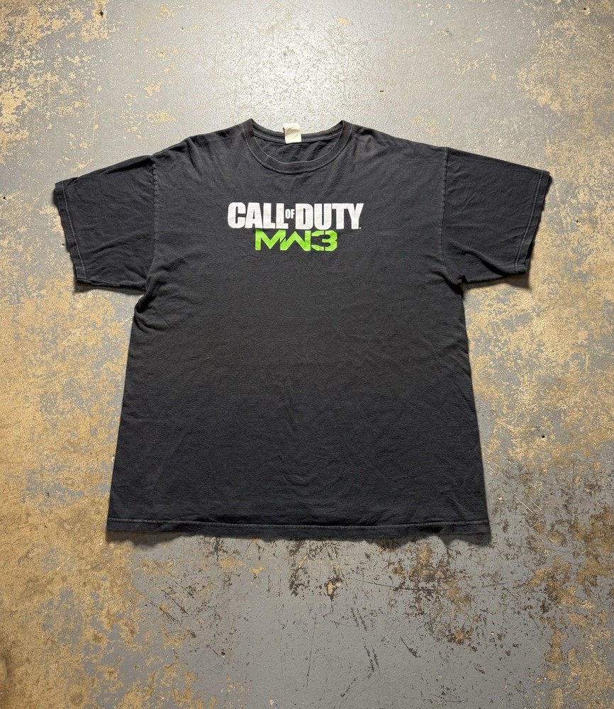 Vintage Call of Duty Modern Warfare 3 MW3 Black Graphic Shirt-Size XL