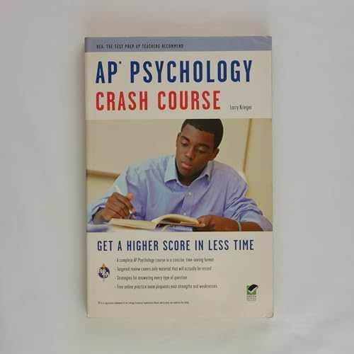 AP® Psychology Crash Course Book + - Paperback, by Krieger Larry - Acceptable n