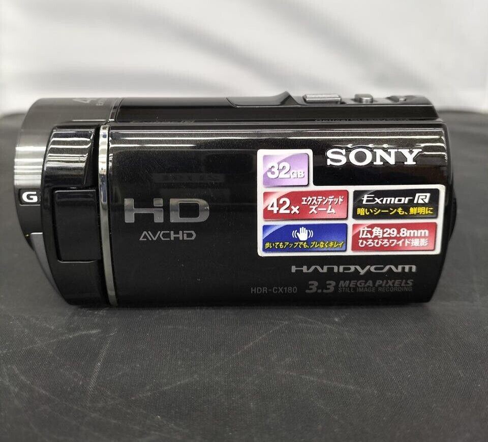 Sony HDR-CX180 HDR-CX Series HandyCam HD Digital Video Camera Recorder Black