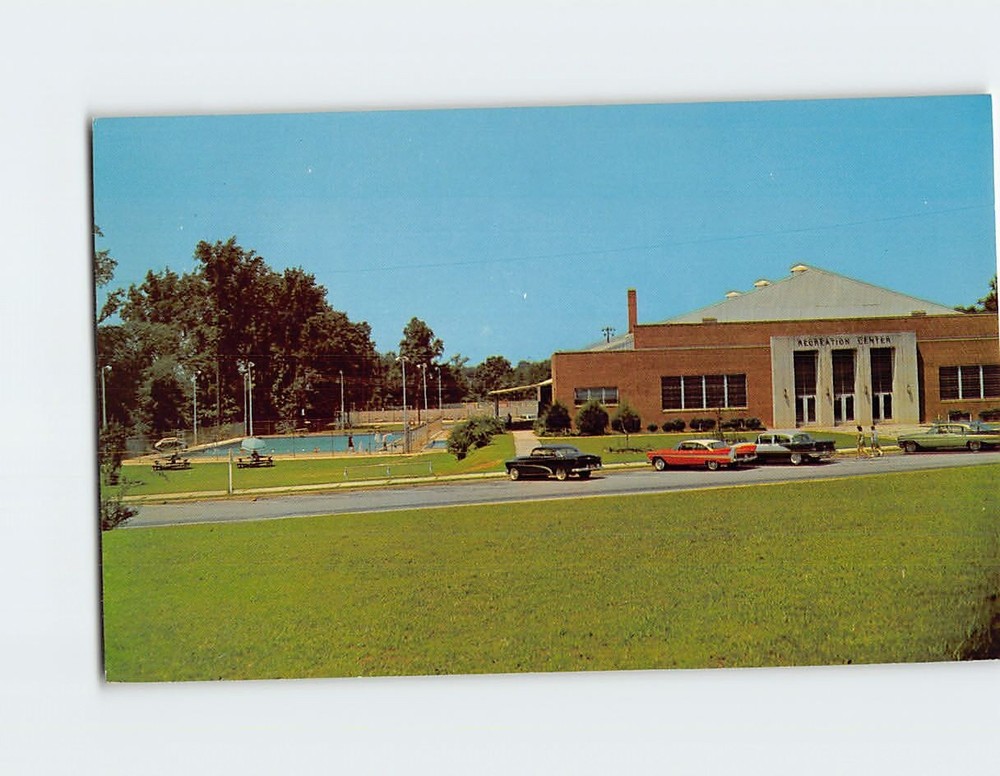 Postcard Anderson Recreation Center Anderson South Carolina USA