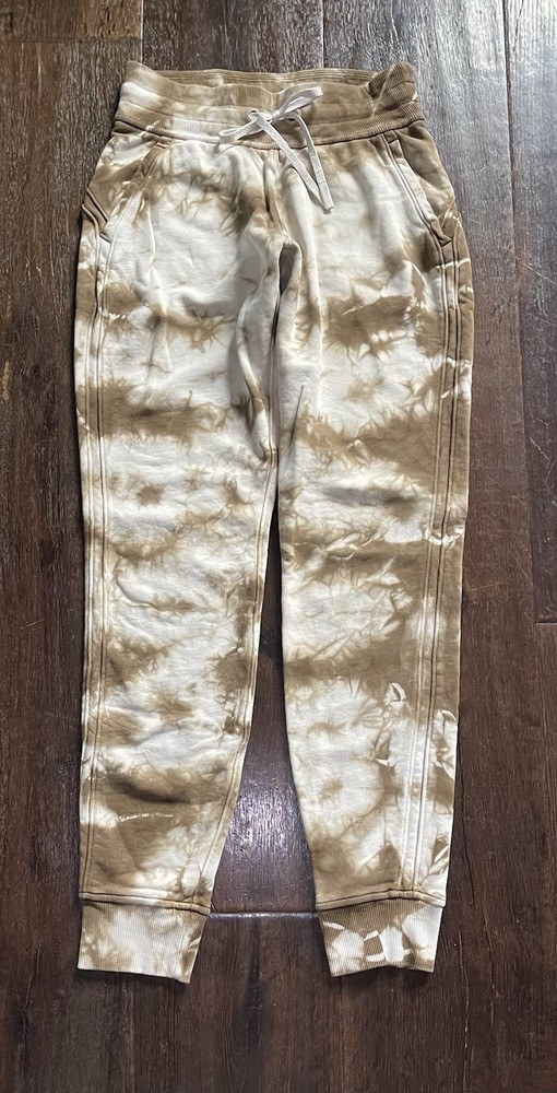 Lululemon Joggers 2/XS  Shibori Tie Dye Cotton Terry Jogger Sweatpants Scuba New