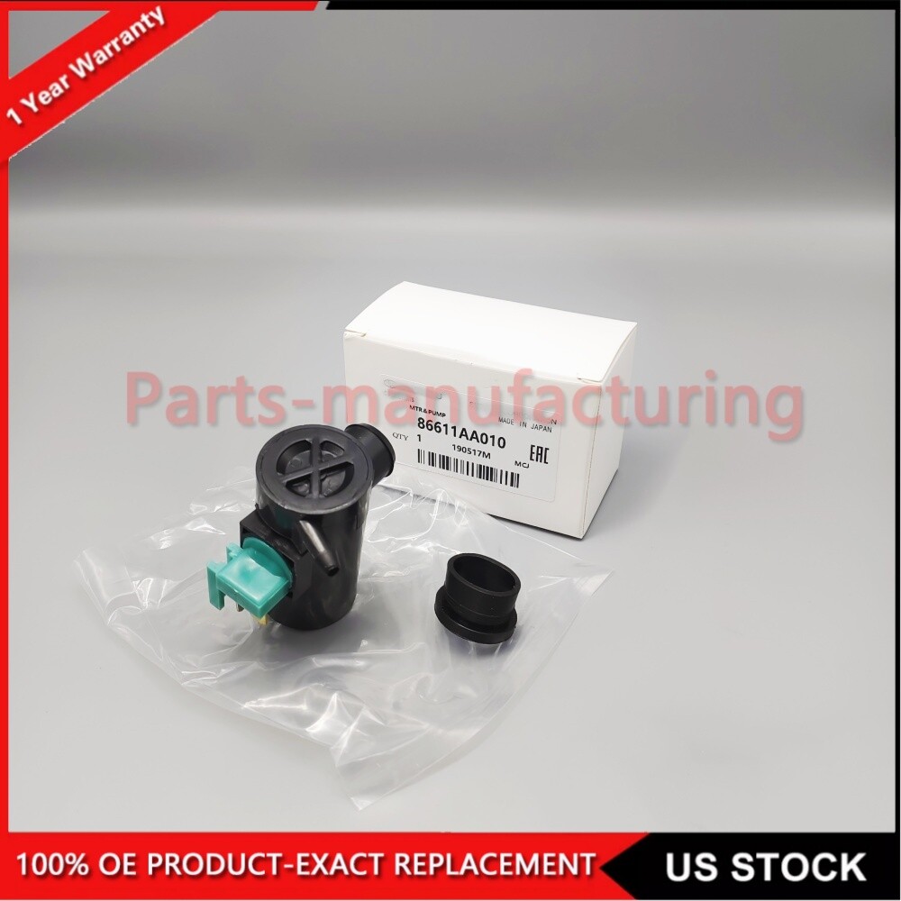 New OEM Subaru 98-05 Front Windshield Washer Pump Motor 86611AA010