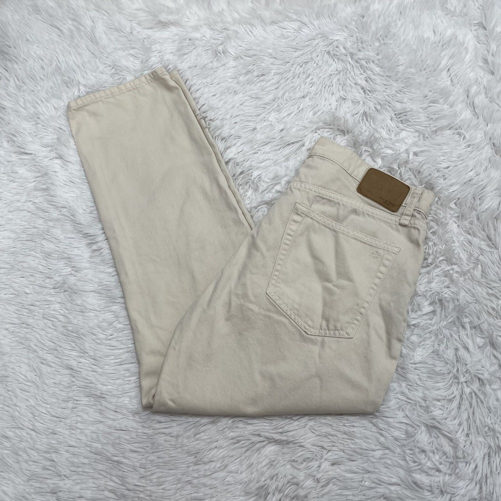 Rag & Bone Wren Slim Fit Straight Leg Crop Jeans Women’s Size 29 White Denim