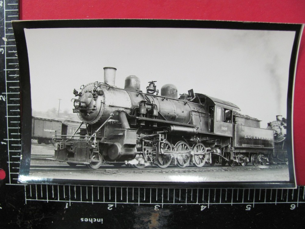 Delaware Lackawanna & Western Railroad Locomotive #368 Photo 1938 Binghamton Ny