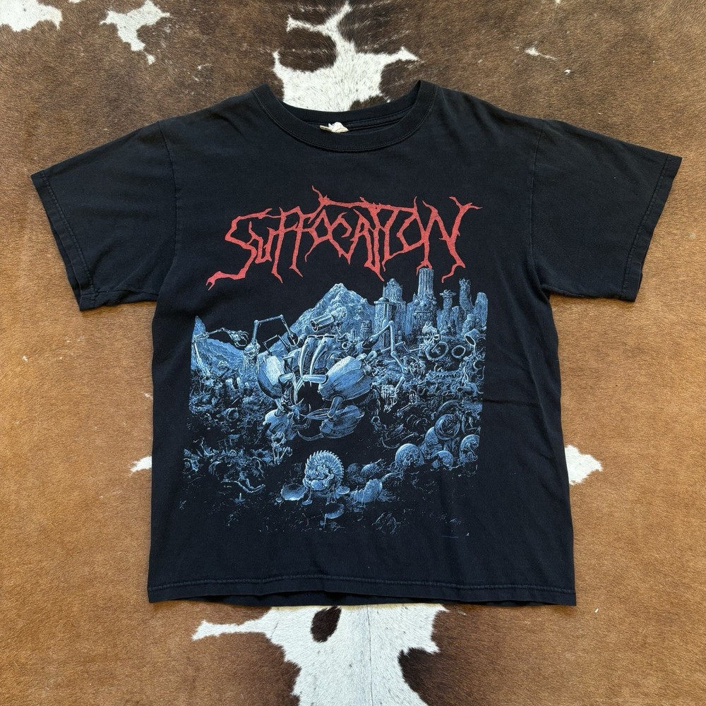 Vintage Suffocation Effigy of the Forgotten T-Shirt Metal 90s Y2K