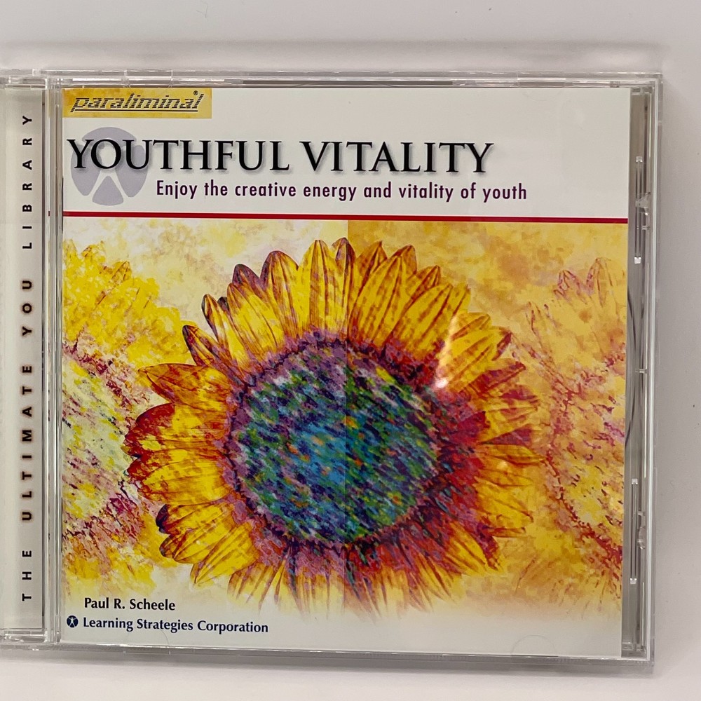 Youthful Vitality Paraliminal Audio CD Paul Scheele Rejuvenate Longevity Mindset