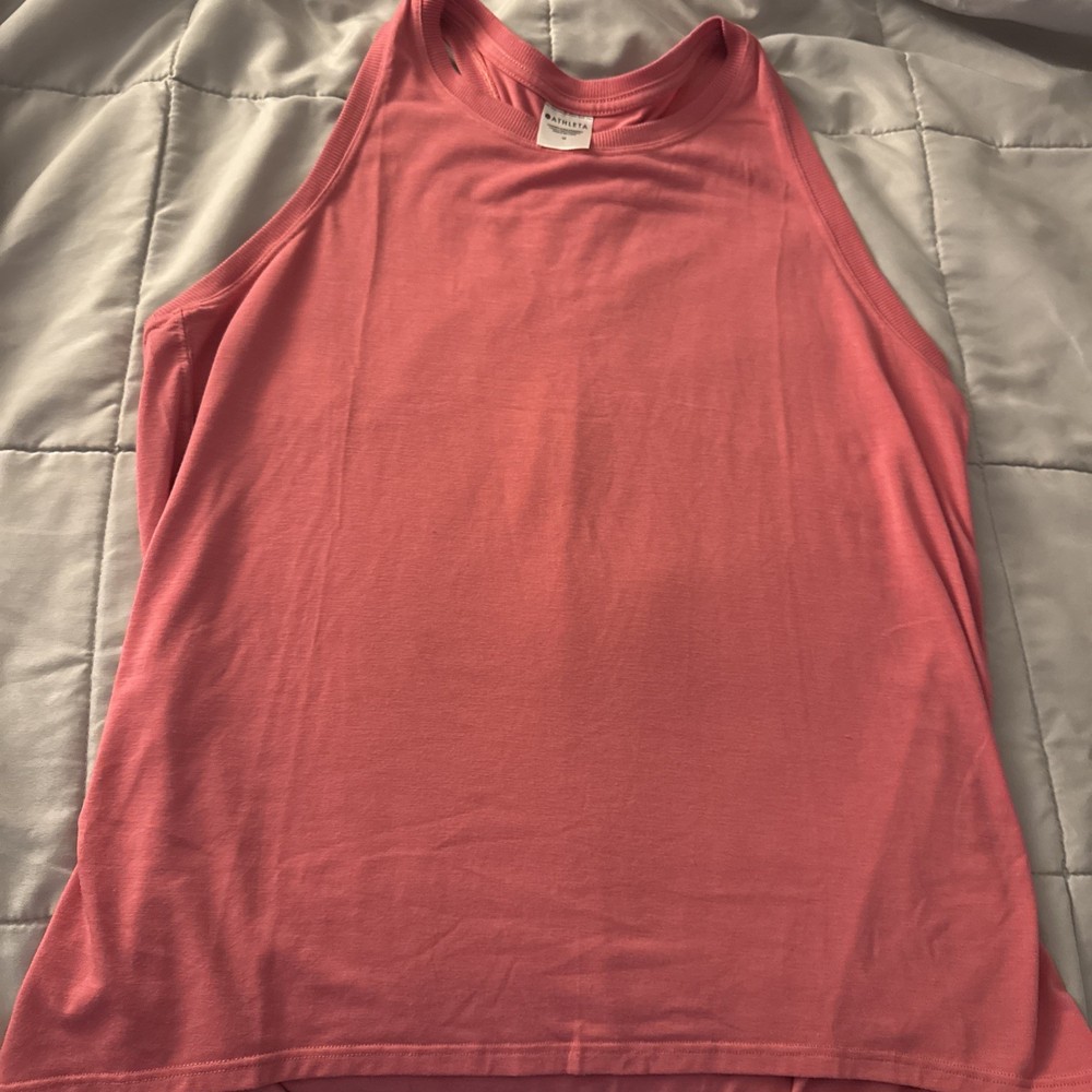 Athleta Women's Medium Tank Top Racerback, Ultimate Train, Pink, Size M