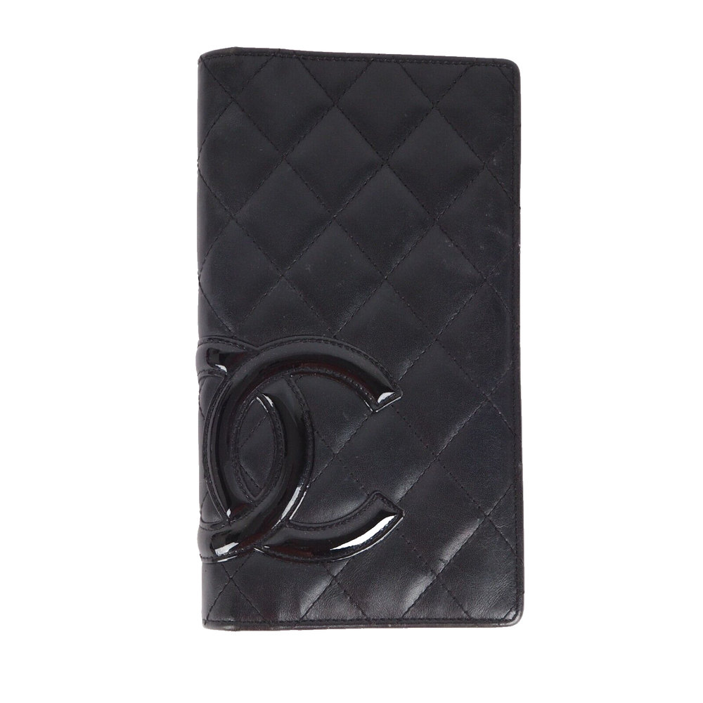 CHANEL Cambon Line CC Vertical Pink Wallet 900 Euros