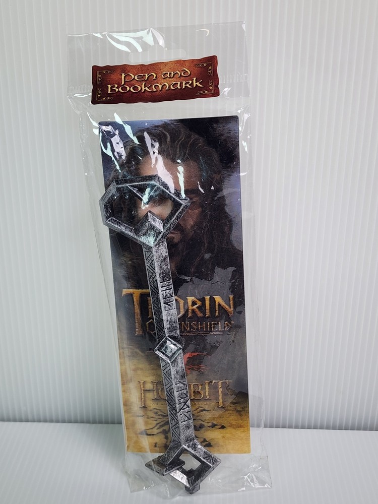 Thorin Oakenshield Pen & Bookmark Set The Hobbit Noble Collection NN1216 New Sealed