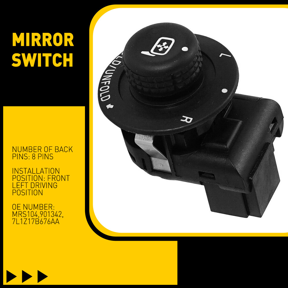 Ford Expedition Mercury Fusion Milan Left Power Mirror Switch MRS104