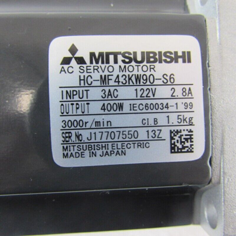 SERVO MOTOR HC-MF43KW90-S6 NEW FREE EXPEDITED SHIPPING #F8