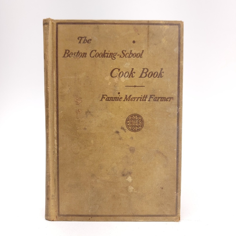 1922 The Boston Cooking-School Cook Book Fannie Merritt Farmer Hardcover Vintage