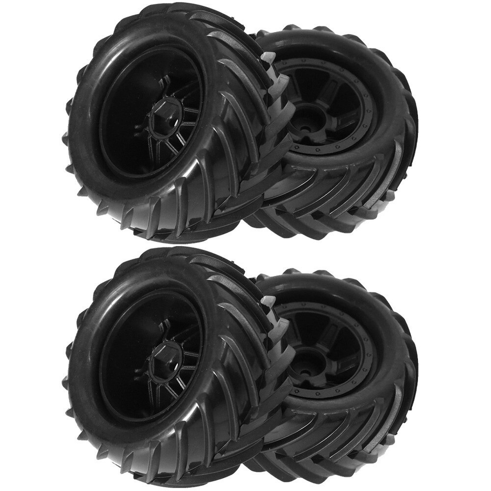 For Traxxas For Revo Compatible 90mm Rubber Tires and Wheels Set of Four
