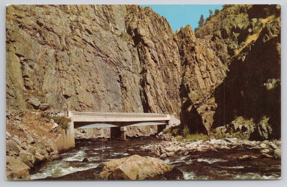 Big Thompson Canyon Colorado Scenic Narrows Highway 34 Estes Park Chrome