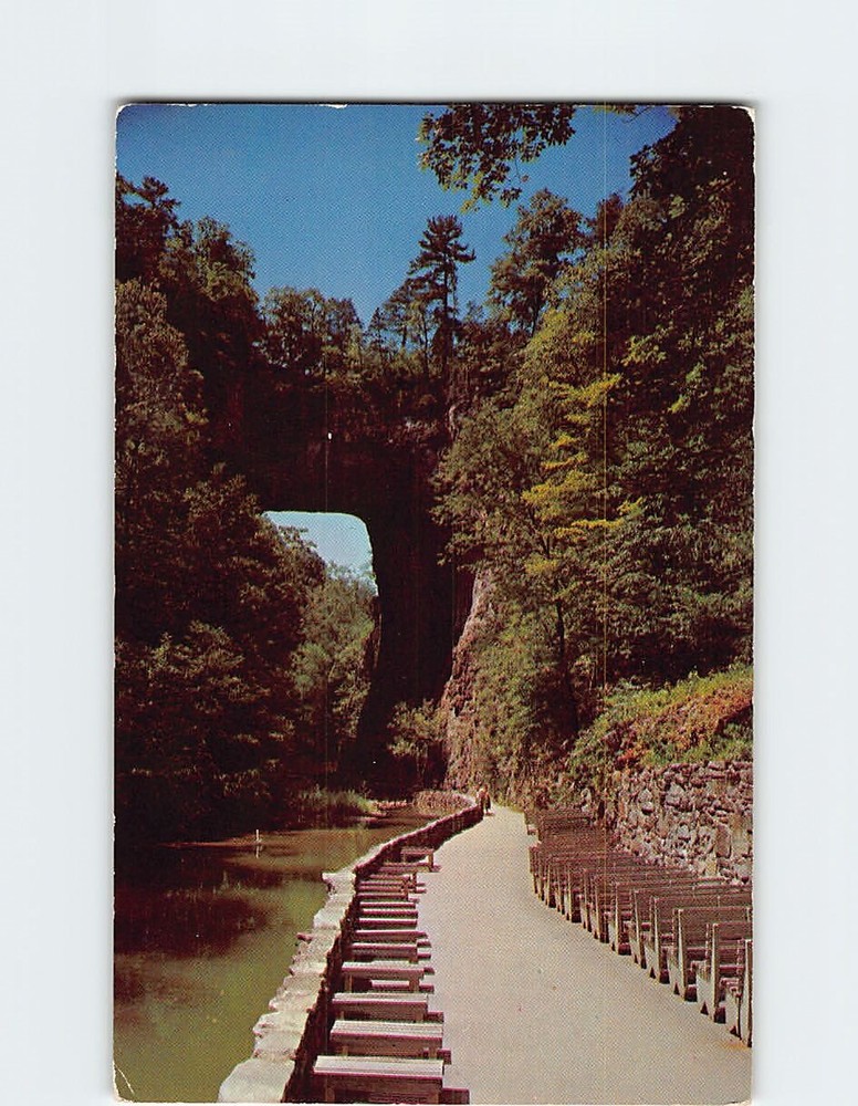 Postcard Natural Bridge Virginia USA