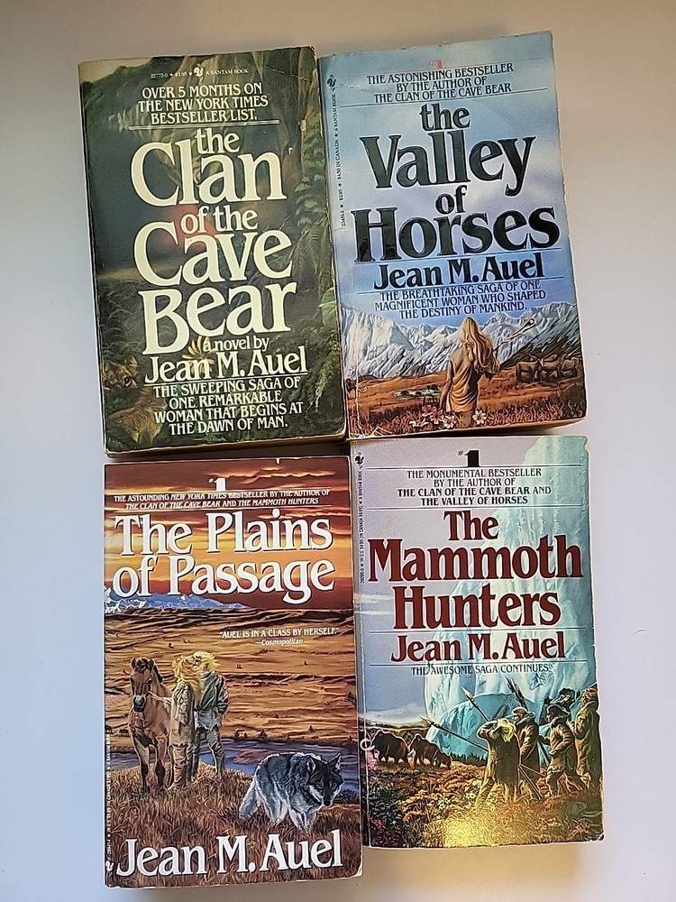 4 Clan of the Cave Bear Jean Auel’s Earth Children Books Valley Mammoth Plains