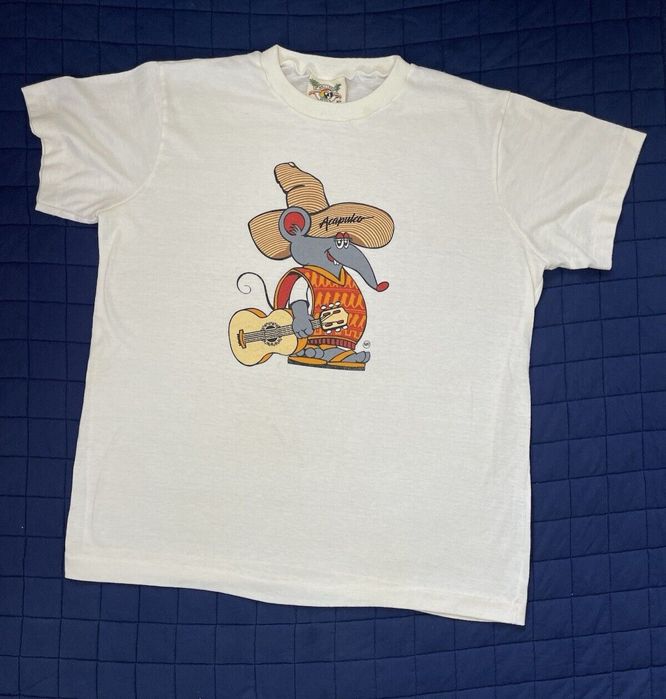Vintage single stitch Acapulco Rat t shirt Adult XL