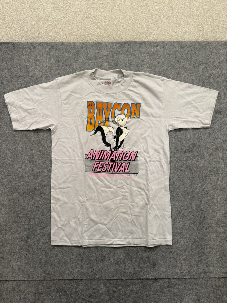 Vintage 1991 Baycon Furry Furries Convention Animation Festival Shirt Taral Wayn