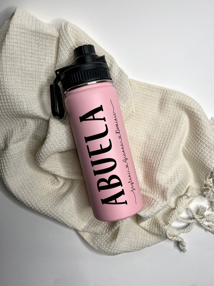 Personalized Insulated Stainless Steel Grandma Abuela Nana 18/32oz Hydro Bottle-image