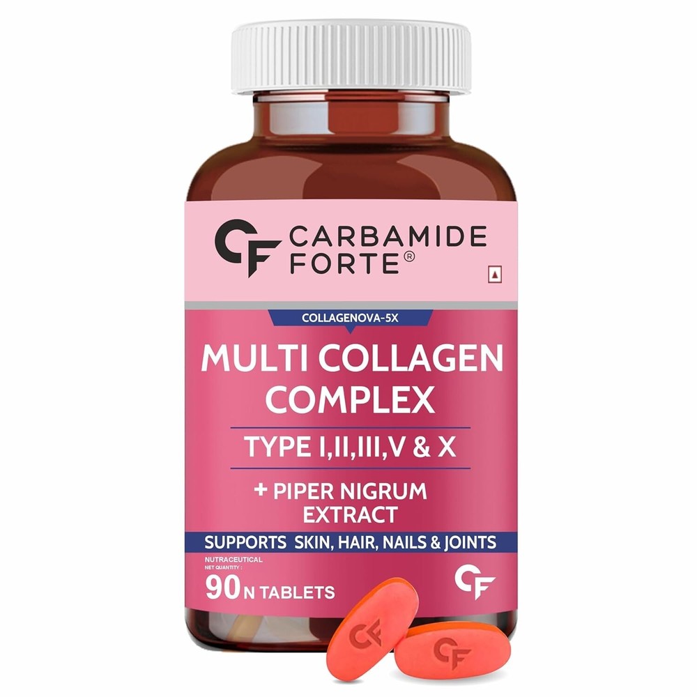 90 Collagen Supplements with Multi Collagen Tablets for Women/Men for Skin /Join
