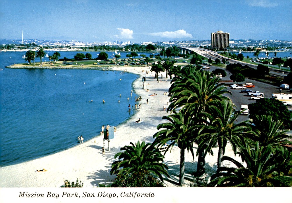 Mission Bay Park, San Diego, California Postcard