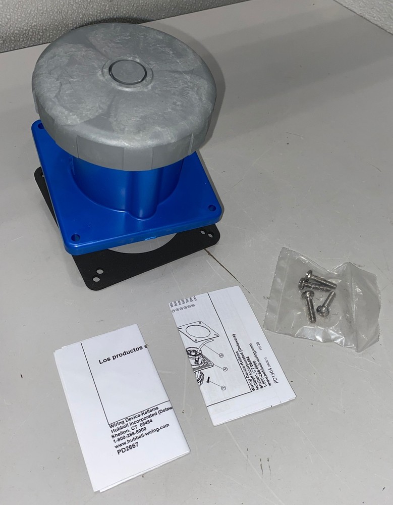 Hubbell HBL560R9W Pin And Sleeve Iec Receptacle 4P5W 60/63A 120/208V 4X/69K