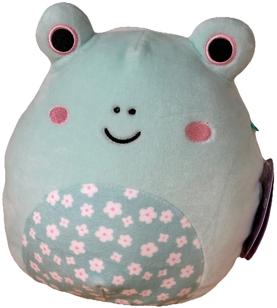 Original Squishmallows Fritz The Frog Floral Belly 8