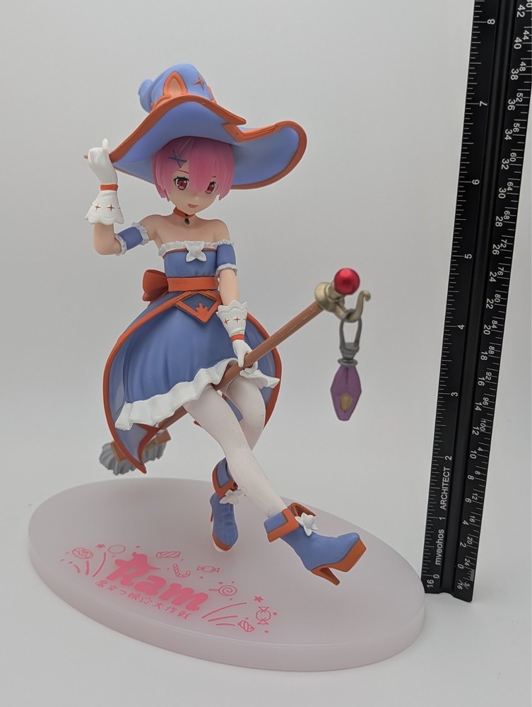 Re:Zero Ram SPM Figure Majokko Dai Sakusen SEGA Prize Figure Loose