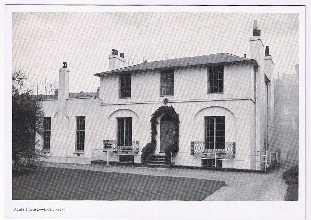 Postcard London England UK Keats House Front View